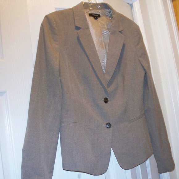 TalbotsGrey Blazer Size 10 - Picture 1 of 3